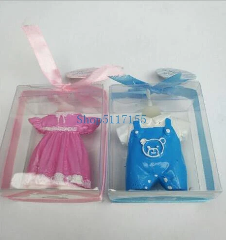 Wholesale Rushed Navidad Wedding Favors And Gifts Children's Baby Shower Favor Girl Boy Dress Candle Kid Children Souvenir | Дом и сад