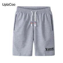 UplzCoo мужские летние хлопчатобумажные шорты пять пляжные шорты тонкие мужские повседневные Мягкие поясные спортивные штаны Мужские дышащие шорты 6XL FM244
