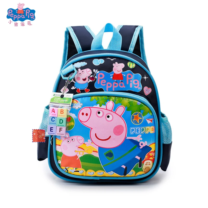 Peppa Pig Рюкзак игрушка милый мультяшный рисунок маленький школьный рюкзак от 2 до 8 лет рюкзачок для детей младшего возраста Детские Обучающие канцелярские принадлежности - Цвет: 4