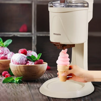 

Ice Cream Maker Fully Automatic Mini Fruit Soft Serve Ice Cream Machine for Home Electric DIY Kitchen Maquina De Sorvete for Kid