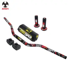 Мотоцикл Жир Бар 1-1/" Защитная Подушка на руль с ручками Захваты Грязь велосипед ямы мотокросса для Honda Kawasaki YZF CRF KLX KTM