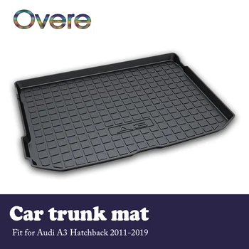 

Overe 1Set Car Cargo rear trunk mat For Audi A3 Hatchback 2011 2012 2013 2014 2015 2016 2017 2018 2019 Anti-slip carpet Styling