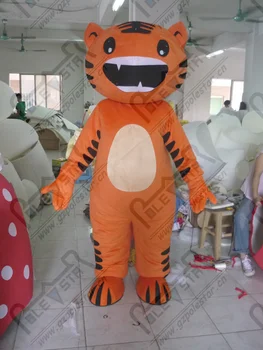 

quality happy tiger mascot costumes cartoon tiger mascot design