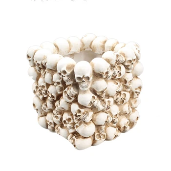 

Skull Ornament Skeleton Stationery Pen Holder Home Office Desktop Pencil Storage Pen Holder