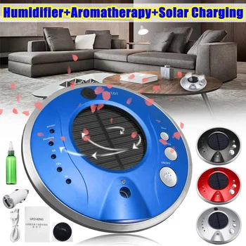 

Solar USB Car Vehicle Air Purifier + Humidifier + Aromatherapy Anion Fresh Oxygen Bar Portable for Auto Vehicle Home