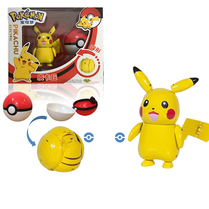 Takara Tomy Покемон деформации для командной игры в покебол (Фигурки игрушки