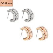 Высокое качество SWA. Классические стройные женские серьги