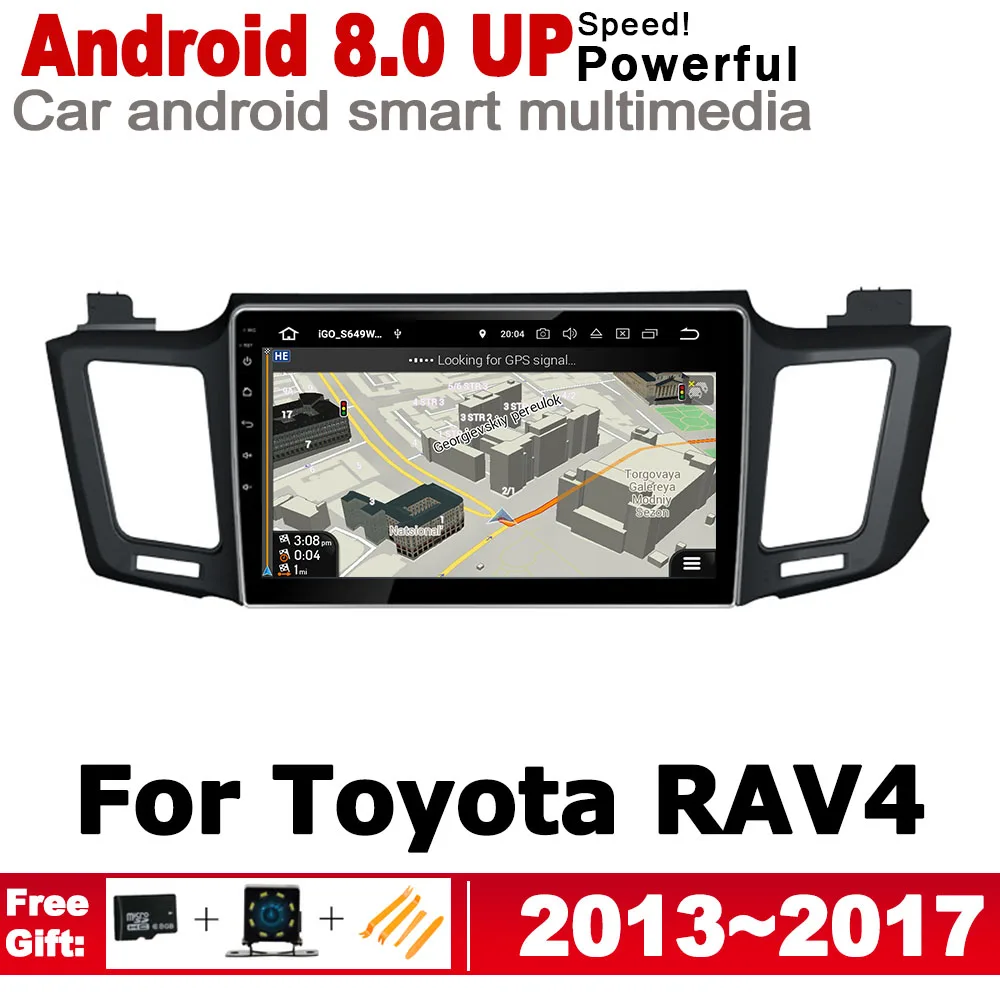ZaiXi для Toyota RAV4 2013 ~ 2017 HD экран стерео Android Автомобильный GPS навигатор карта