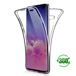 Ultimate 360° Full Body Shockproof Protective Phone Case with PC+Silicone Bumper - Samsung Note 9 (Clear)