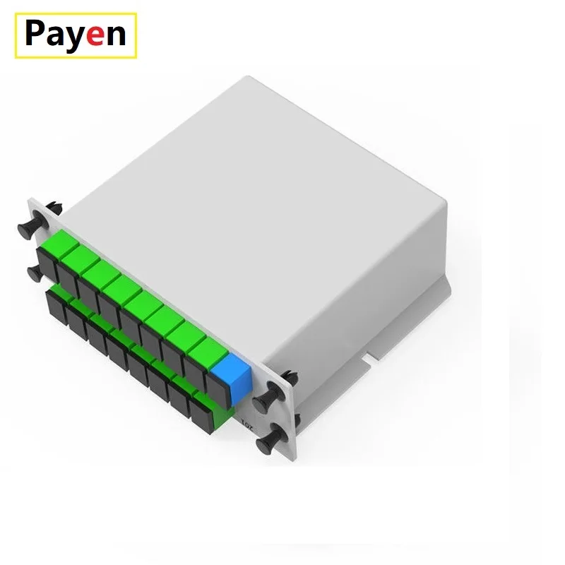 SC APC PLC 1X16 Fiber Optic FTTH Splitter Box PLC Insert Sheet Type Fiber Optical Coupler Splitter Insertion