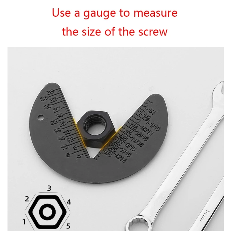 Super Affordable Hexagon Screw Nut Gauge Screws Bolts Nuts Thread