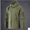 Ropa Deportiva táctica militar para hombre, forro polar suave para exteriores, ropa térmica de combate, acampada, caza, deporte de senderismo, chaqueta con capucha, Primavera ► Foto 3/6