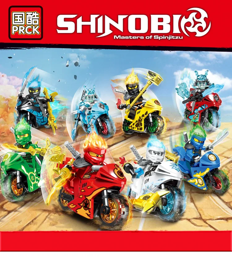 61015 80 шт./лот ninjaing motor mobike строительные блоки кирпичи детские игрушки edcation модель, подарок для детей - Цвет: 61015