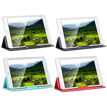 

Besegad Laptop Stand Holder Portable Slim Folding PU Leather Bracket with Strong Sucker for Apple MacBook Samsung Chromebook