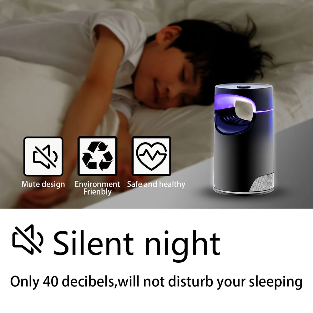 Newly Safe Durable Photocatalytic Mosquito Killer Lamp LED Light Non-Toxic UV Insect Trap Light VA88