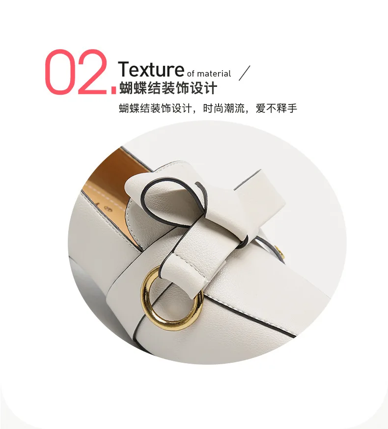 spring and autumn new fashion bow single shoes square head wild casual shoes comfortable British women's shoes