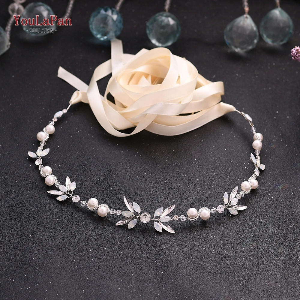 Ivory ribbon YouLaPan SH132 свадебное платье подружки невесты ремень Необычные ремни для платьев свадебное платье пояс Стразы пояса для женщин пояс - Цвет: Ivory ribbon
