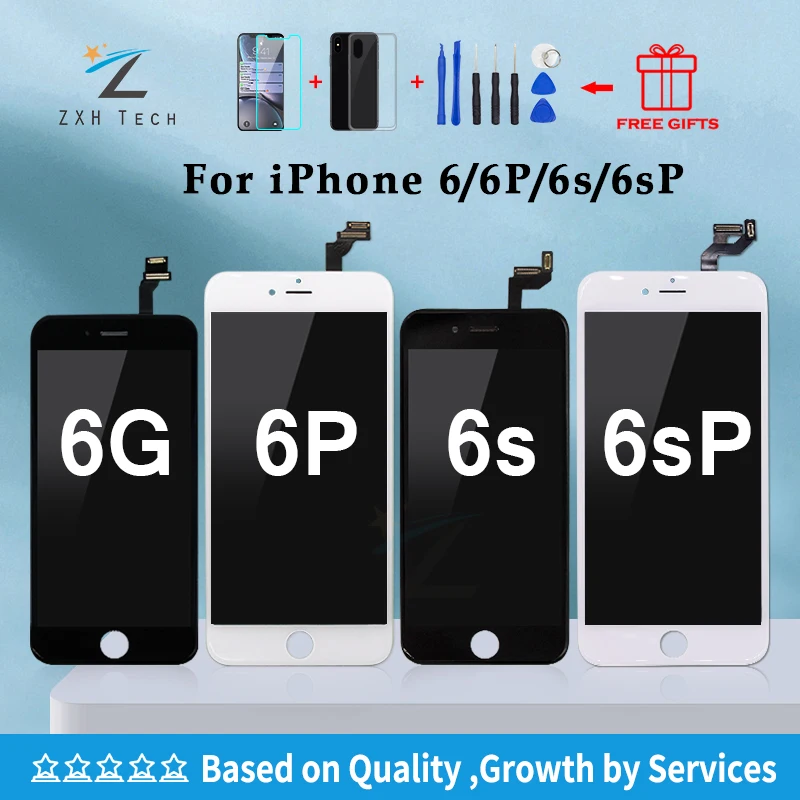 Высокое качество запчасти для мобильных телефонов для Pantalla iPhone 6 ЖК сенсорный экран для iPhone 6S ЖК-дисплей Замена с подарками
