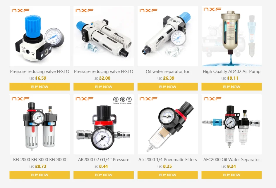 Description Picture 3 of itemPressure reducing valve FESTO type air compressor pressure regulating valve 1.6Mpa regulating valve HR-1 / 4-mini