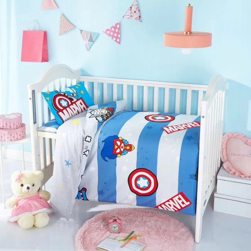 marvel cot bedding set