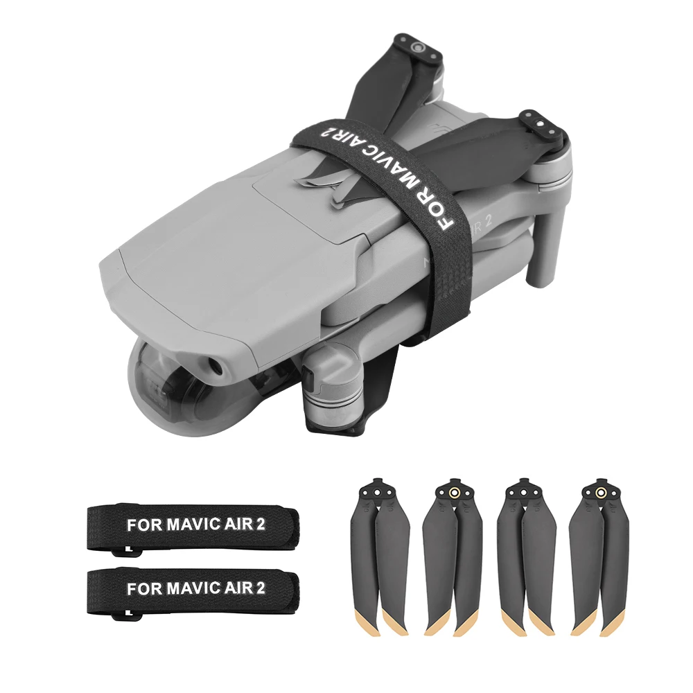 Лопасти пропеллера Ленточные ремни держатель малошумный 7238 Propelles для DJI Mavic Air 2