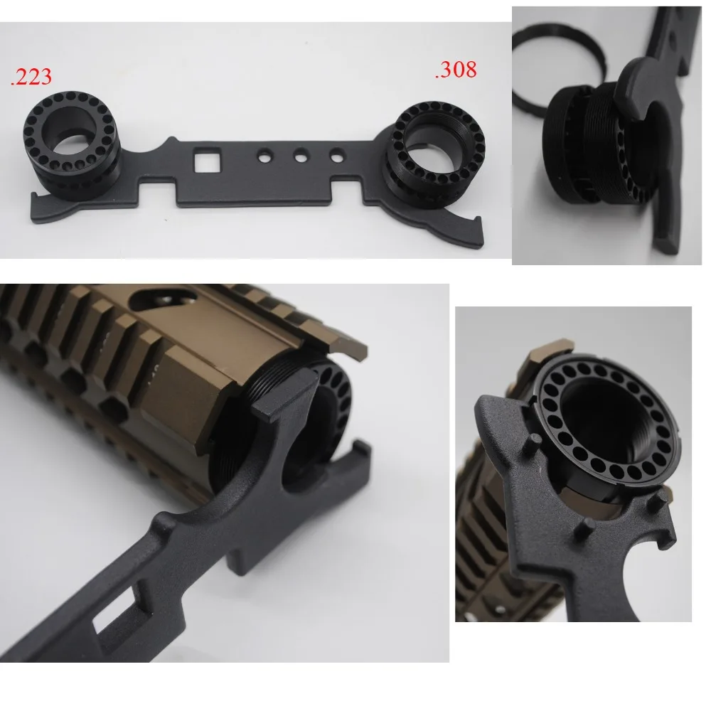 Тактический. 223/308 AR15 чудо-волшебный ключ для винтовки jam Nuts Free Float Rail универсальный комбинированный инструмент