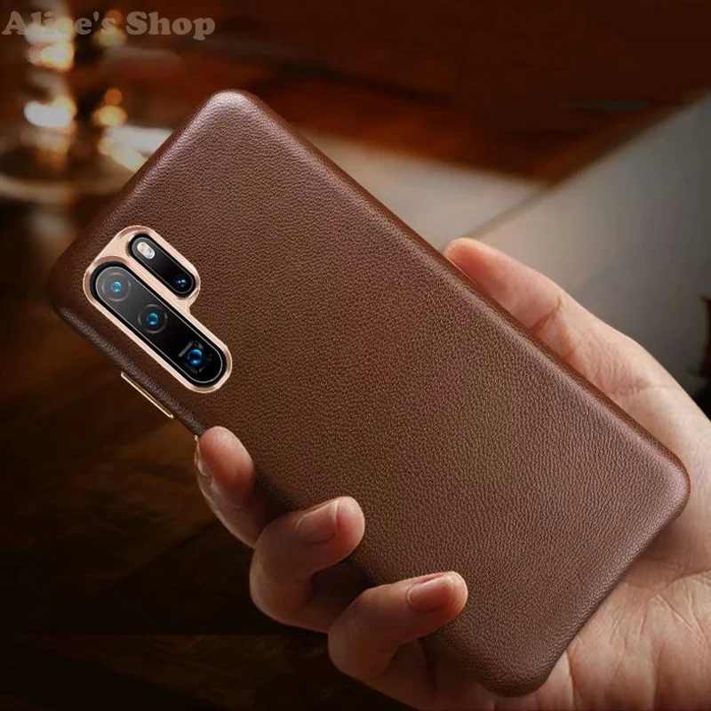 XOOMZ чехол для huawei P30 Pro Роскошный чехол из натуральной кожи для huawei P30/P20/Pro металлический элемент задняя крышка чехол s