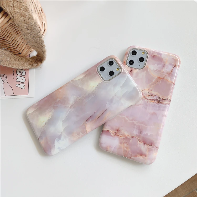 Текстура гранита, мрамора чехлы для телефонов с рисунком "для iphone 11pro max чехол для iphone XR XSMAX фотокамеры мгновенного действия 8 7 6S Plus задняя крышка мягкие чехлы для IMD