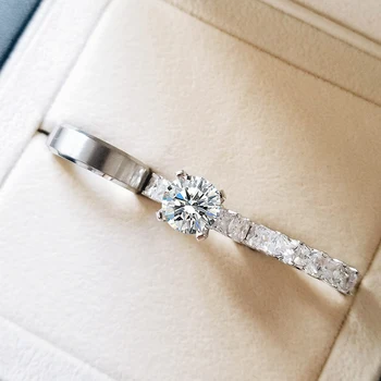 

Real 925 Sterling Silver 3pcs in 1 Couple Wedding Ring Set for Bridal Women and men Finger Gift Africa Fashion Jewelry R5253S