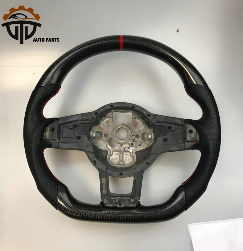Индивидуальный руль из углеродного волокна для VW GTI|Рулевые колеса и клаксоны| |