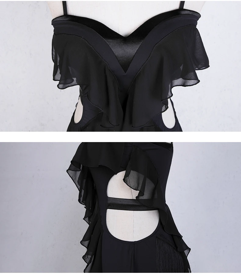 CACARE платье для латинских танцев для женщин Распродажа Vestido flecos танцевальная одежда конкурс латиноамериканских танцев платья Танго D0688 бальные
