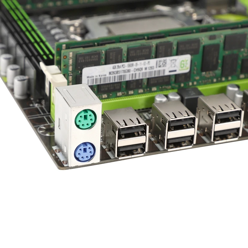 X79G LGA2011 практичная материнская плата для настольного компьютера с E5 2689 cpu 4x4G ECC ram