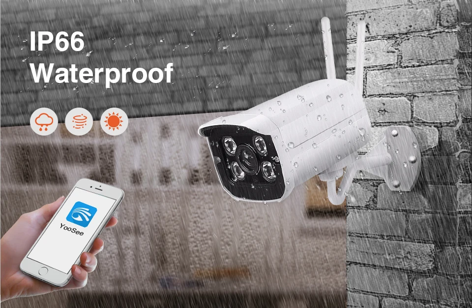 1080P 720P Wifi Outdoor IP Camera Wireless Security Camera Two Way Audio Night Vision P2P Bullet CCTV Camera