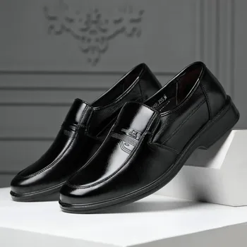 

Men Business Formal Shoes Classic Pointed Toe Leather Shoes Men HHAX05549