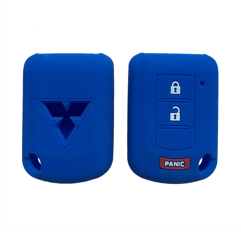 Silica Gel Car Key Cover Case For Mitsubishi ASX Outlander Lancer EX Galant Pajero Mirage Grandis 3 button key case,key case cover