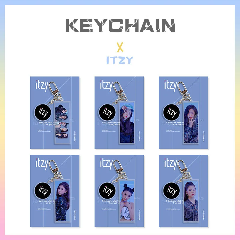 

[MYKPOP] ITZY KeyChain - Creative Metal/Acyric/PVC Accessories, KPOP Fans Collection SA19073010