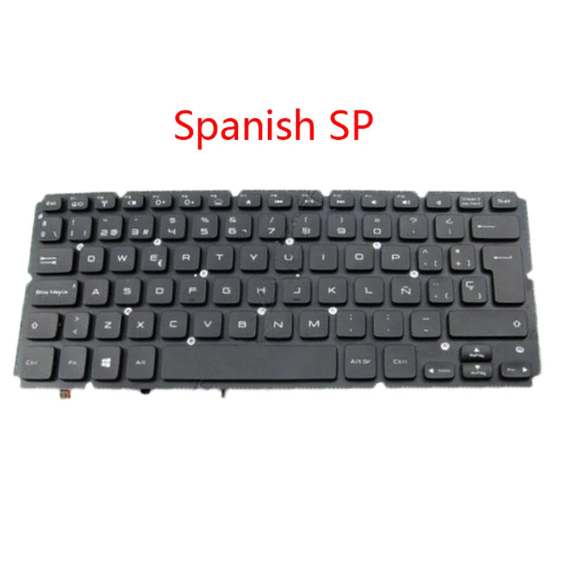 Клавиатура для ноутбука Dell для XPS 14 L421X 15 L521X с подсветкой американский английский Таиланд ti Испанский SP бразильский BR 083FHX 0RN3GP 0X54FH