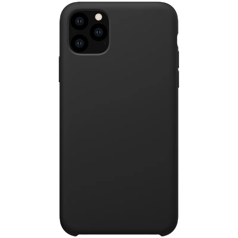 NILLKIN для iPhone 11/iPhone 11 Pro Max силиконовый чехол мягкий жидкий ТПУ чехол защитный щит для Apple iPhone 11Pro - Цвет: Black