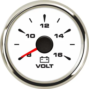 

Unviersal 52mm Boat Tuck 12V Voltmeter Voltage Volt Gauge 8-16V For Car Boat Motorcycle Vehicle With 8 Color Backlight