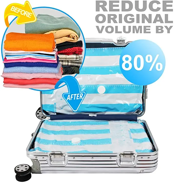 VMSTR дорожные вакуумные сумки для хранения с электрическим насосом V 4 Jumbo