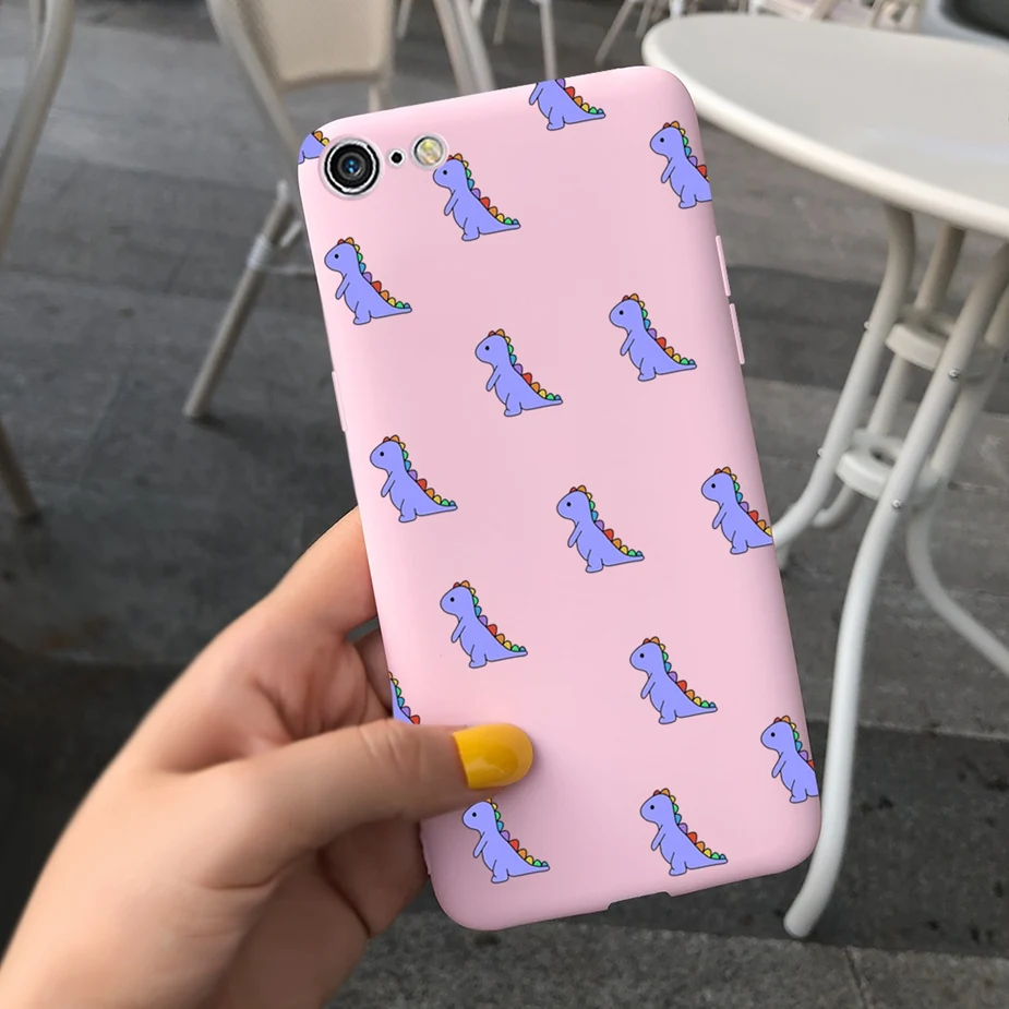 Adorable Cartoon Silicone Phone Case - Soft TPU Back Cover