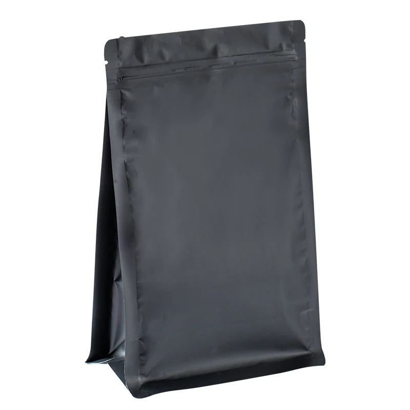 100 шт Высокое качество восемь уплотнений ziplock мешок кофе в зернах говядины ПЭТ Упаковка мешок большой стоячий мешок для хранения алюминиевой фольги
