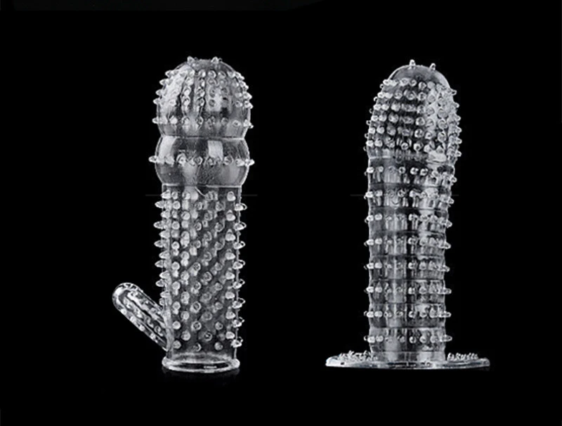 Silicone Reusable Condoms Time Delay Crystal Penis Rings Male Penis Extension Sleeves Cock Rings Adult Sex Toys for Men 5 Types17