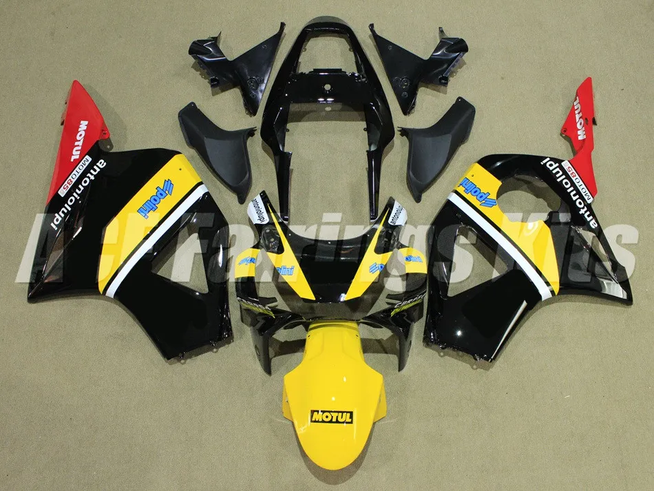 ABS мотоцикл обтекатель комплект для Honda CBR900RR CBR954RR 954 2002 2003 02 03 954RR обтекатели ABS пластик красный желтый черный