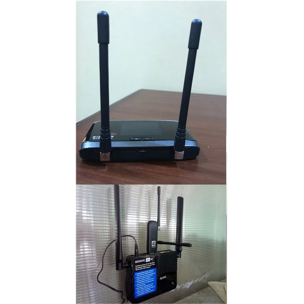 Eightwood 2шт Мини TS9 Мужская антенна для Verizon Jetpack 4G LTE Мобильная точка доступа Netgear