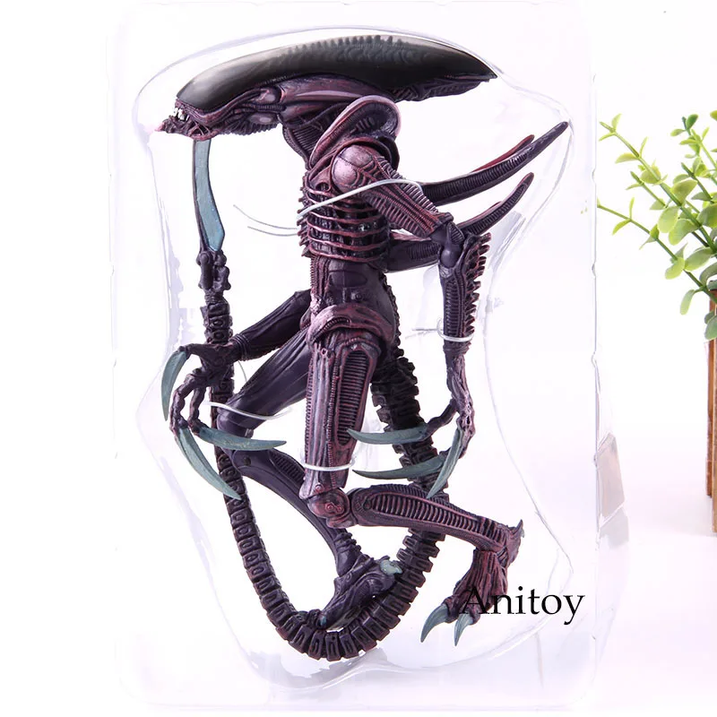B no colorful box Фигурка арахноида бритва когти Chrysalis Alien ПВХ NECA Коллекционная модель игрушки AVP Alien VS. Predator Arcade Ver - Цвет: B no colorful box