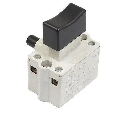 AC 220V 380V 10A замок на DPST без электрического сверла триггерный переключатель