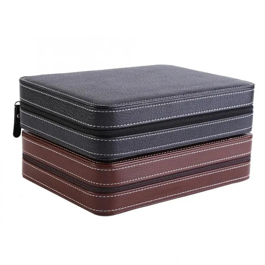 Watch Display 8 Lattice PU Leather Storage Box 1Pc High-grade Case for Jewelery | Дом и сад