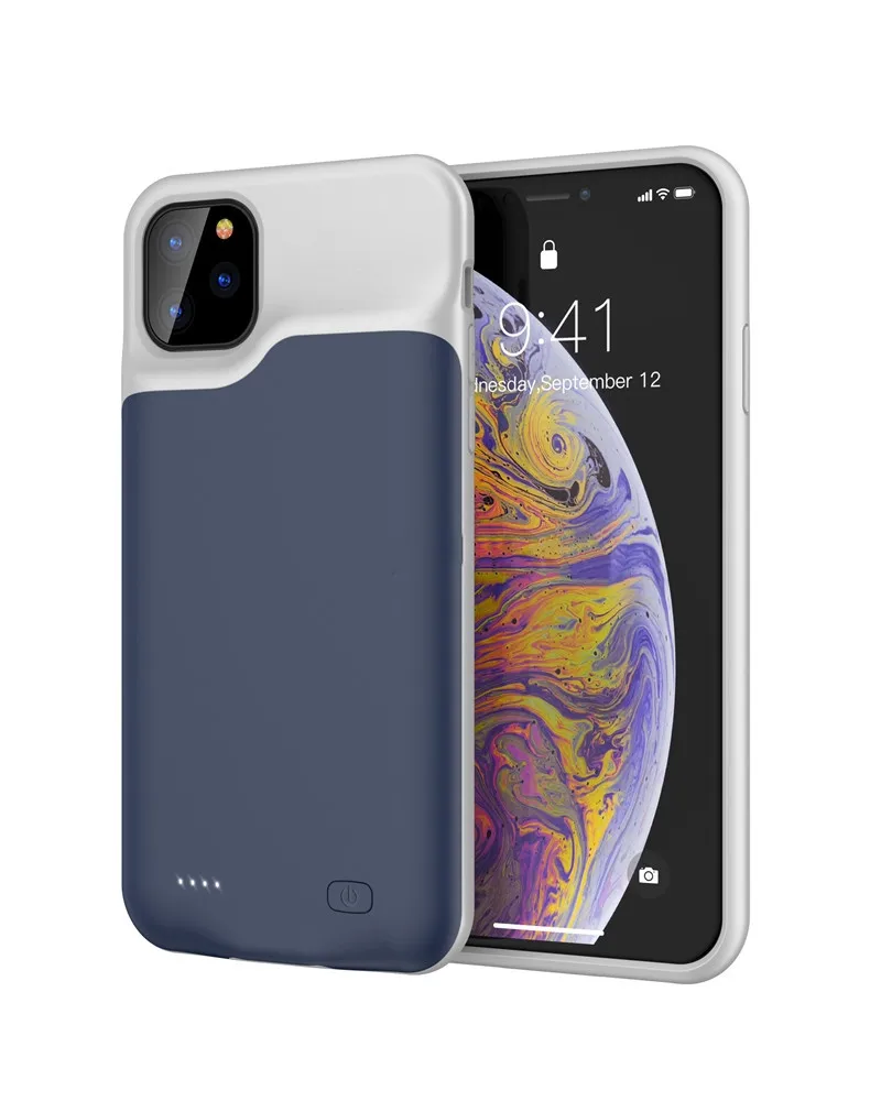 Портативный внешний аккумулятор для iPhone 11/iPhone 11 Pro Max, Расширенный чехол для аккумулятора телефона для iPhone 11Pro, зарядное устройство, поддержка