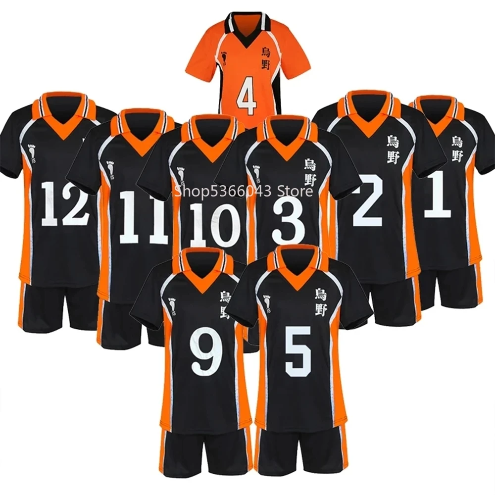 Аниме Haikyuu! Футболка Шорты Nekoma с высокой яркостью Karasuno спортивная форма Джерси